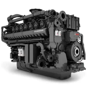 موتور دیزل کامینز مدل QSK95 G10 با توان 3760 کاوا